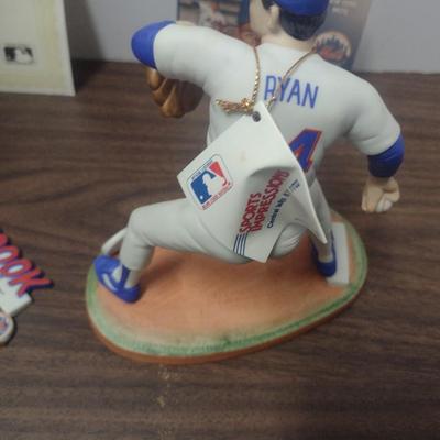 Sports Impressions Nolan Ryan 5000 Strikeouts Baseball Figurine with Box and COA