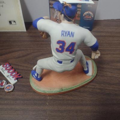 Sports Impressions Nolan Ryan 5000 Strikeouts Baseball Figurine with Box and COA