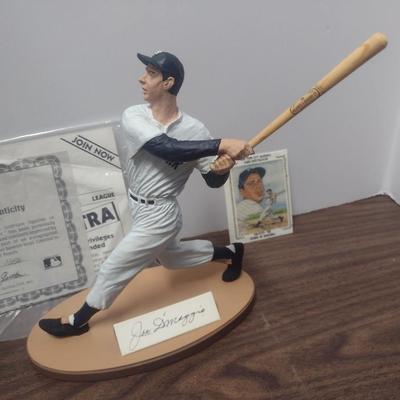 Gartlan Joe DiMaggio No. 1656 Baseball Figurine with Box and COA