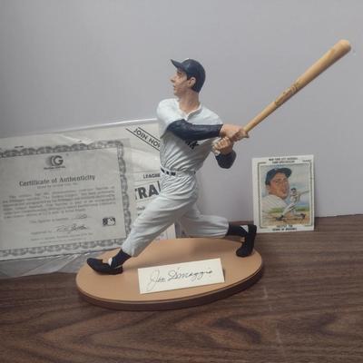 Gartlan Joe DiMaggio No. 1656 Baseball Figurine with Box and COA
