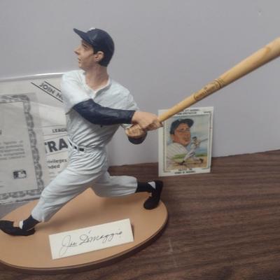 Gartlan Joe DiMaggio No. 1656 Baseball Figurine with Box and COA
