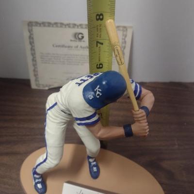 Gartlan George Brett Large No. 751 Baseball Figurine with Box and COA