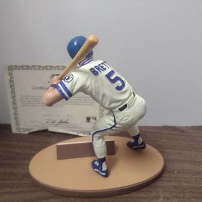 Gartlan George Brett Large No. 751 Baseball Figurine with Box and COA