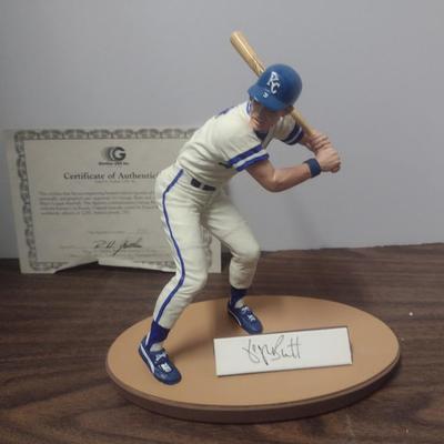 Gartlan George Brett Large No. 751 Baseball Figurine with Box and COA