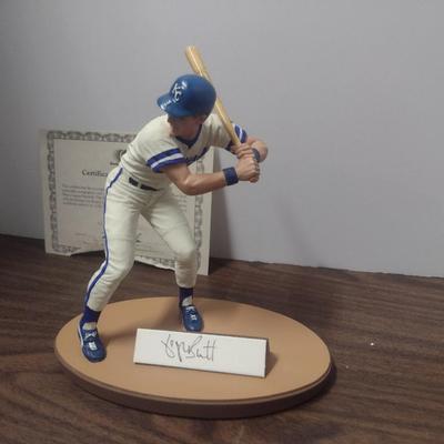 Gartlan George Brett Large No. 751 Baseball Figurine with Box and COA
