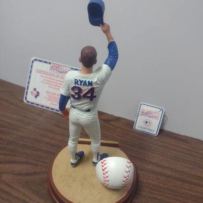 Sports Impressions Nolan Ryan Legend Baseball Figurine with Box and COA
