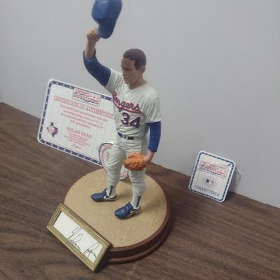 Sports Impressions Nolan Ryan Legend Baseball Figurine with Box and COA