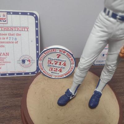 Sports Impressions Nolan Ryan Legend Baseball Figurine with Box and COA