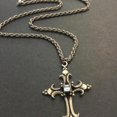 Vintage cross necklace