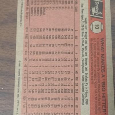 Topps 1989 Ken Griffey, Jr. #336 Baseball Card, Drakes's 1981 Reggie Jackson 'Big Hitter, Donruss 1990 Maurice Vaughn and Other