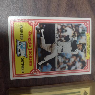 Topps 1989 Ken Griffey, Jr. #336 Baseball Card, Drakes's 1981 Reggie Jackson 'Big Hitter, Donruss 1990 Maurice Vaughn and Other