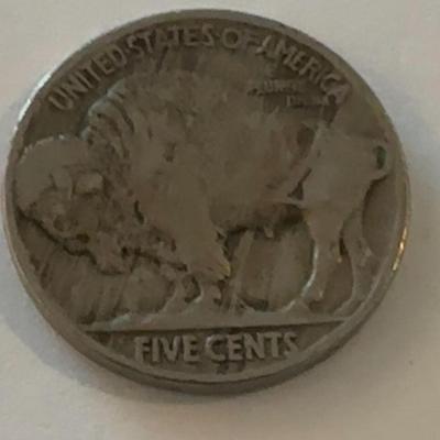 1936 circulated buffalo nickel