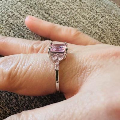 Beautiful Synthetic Pink Cubic Zirconia