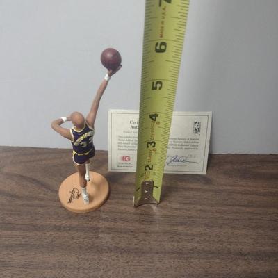 Gartlan Kareem Abdul Jabbar Small No. 157 Basketball Figurine with Box and COA