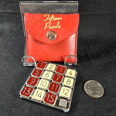 Vintage All Metal Slide Puzzle