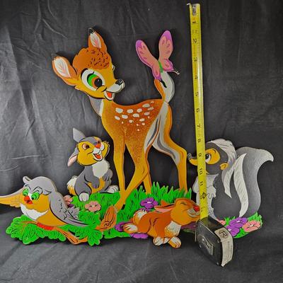 Vintage Disney Bambi Plaques