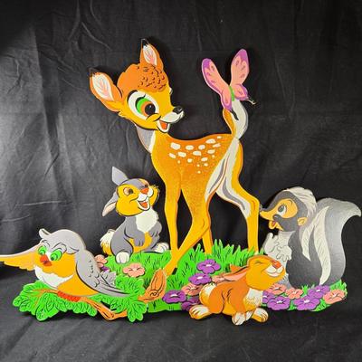 Vintage Disney Bambi Plaques