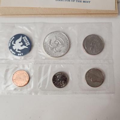 4 1965 US Treasury Department Coin Sets 40% Silver Kennedy .50