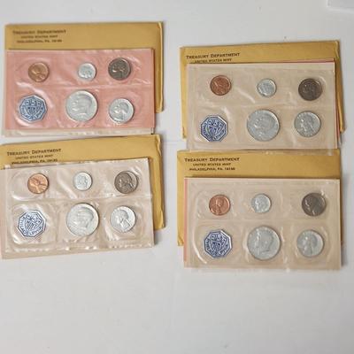 4 packs 1964 Silver Coins Proof sets