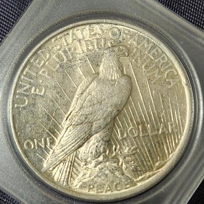 4 Silver Peace Dollars Coins 1922 1923 1924 1925