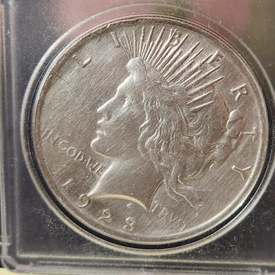 4 Silver Peace Dollars Coins 1922 1923 1924 1925 Lot #452