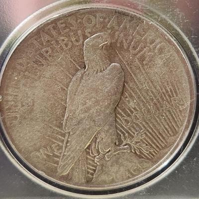 4 Silver Peace Dollars Coins 1922 1923 1924 1925 Lot #452