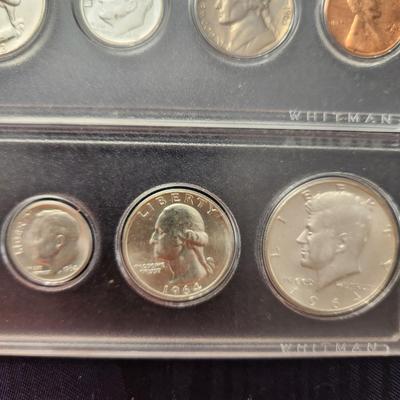1959 1963 1964 US Coins Sets Silver .50 .25 .10