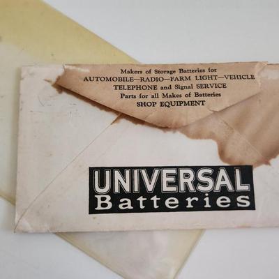 Advertising Letter for Farm Storage Battery