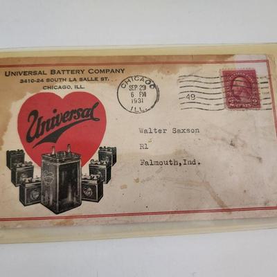 Advertising Letter for Farm Storage Battery