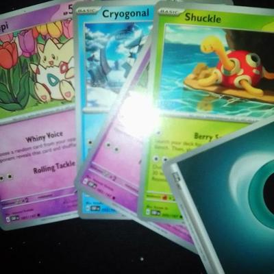 Lot of basic Pokemon cards