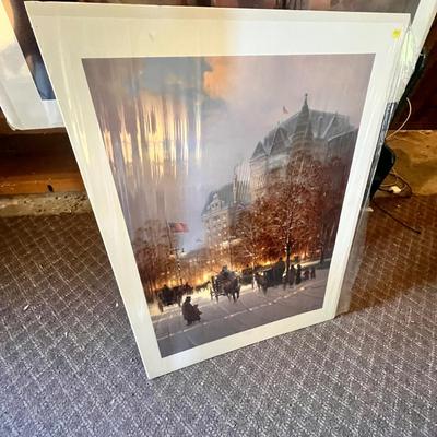 Lot 160 City scape prints