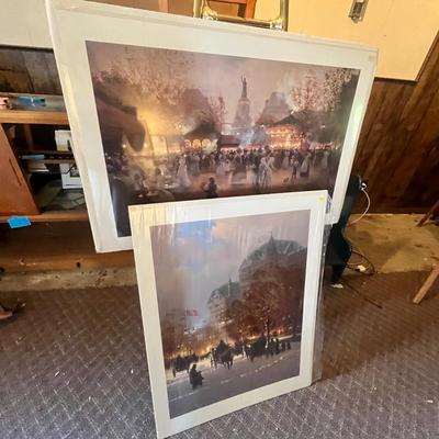 Lot 160 City scape prints
