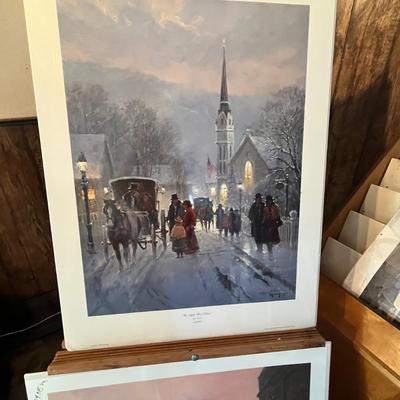 Lot 162 Vintage city scape prints