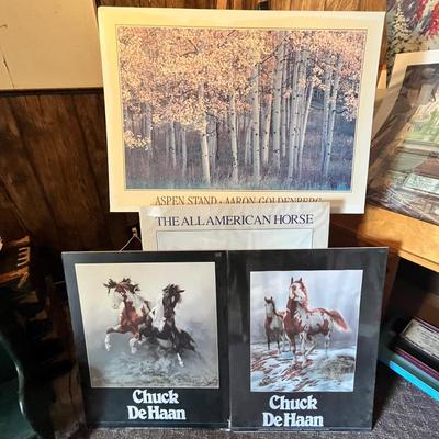 Lot 165 Group of museum posters