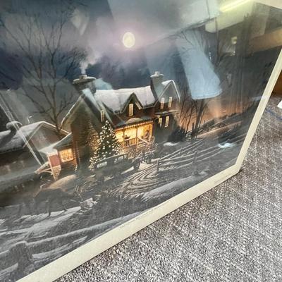 Lot 166 Winter home scene prints