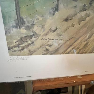 Lot 167 Vintage farm life prints