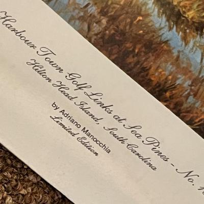 Lot 168 Golf scenery prints