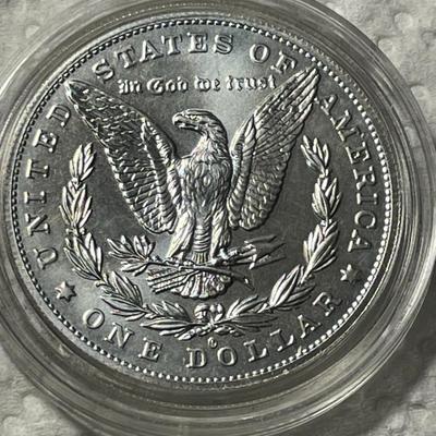 2021 "O" Privy Morgan Dollar $1 New Orleans 100th Anniversary Beautiful Coin in Cylinder.
