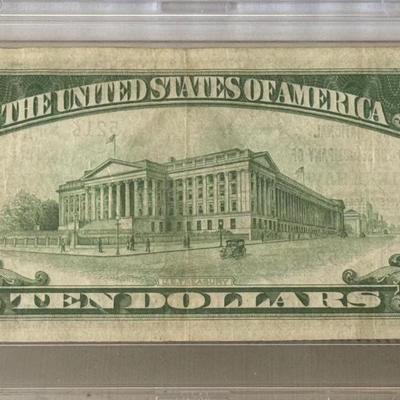 SCHUYLKILL HAVEN Pennsylvania 1929 Charter #5216 1929 Ten Dollar National Currency Nice Circulated Condition as Pictured.