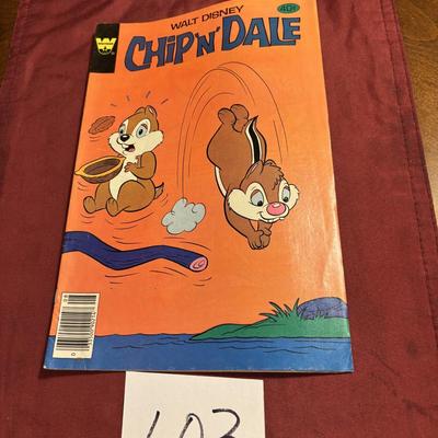 Vintage Chip and Dale Comic