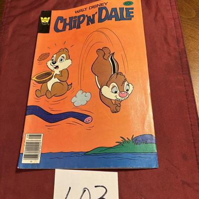 Vintage Chip and Dale Comic