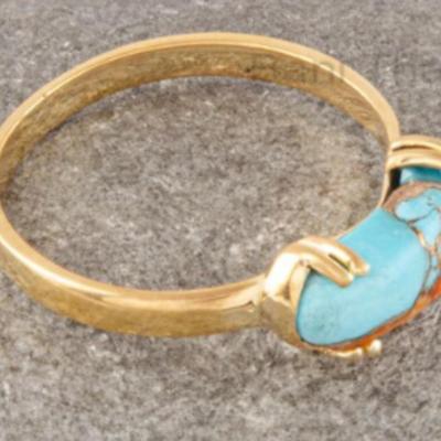 Oyster Turquoise Ring