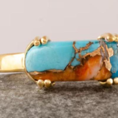 Oyster Turquoise Ring
