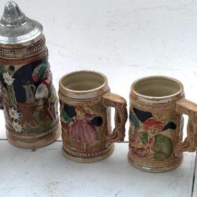 Beer Steins Lot