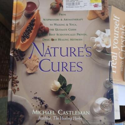 Lot of 8 Holistic & Alternative Medicine Books – Natural Healing, Crystals, Health