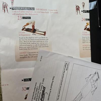 Stamina Pilates Performer 4500 JP Reforming Machine – Complete with Manuals & DVDs