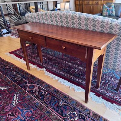 Wooden Sofa Table w/ Circular Knobs (LR-DZ)