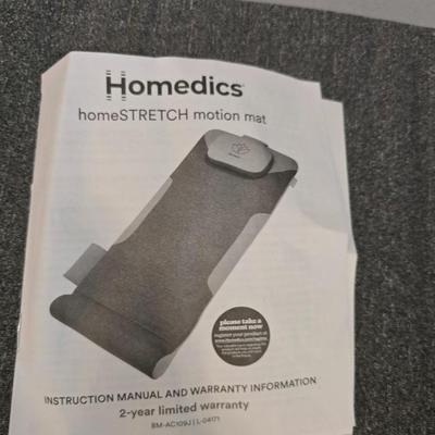 HoMedics Stretch XS Mat – Portable Stretching & Massage Mat with Remote