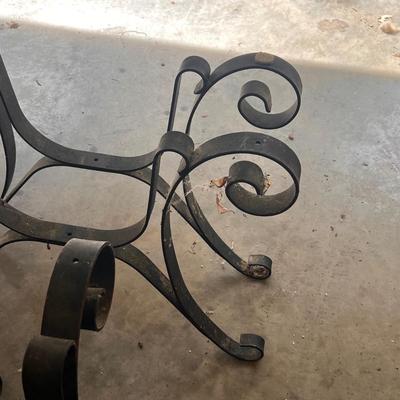 Ornate Iron Table Legs (G-RG)