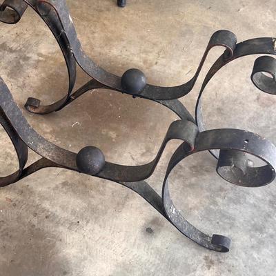 Ornate Iron Table Legs (G-RG)
